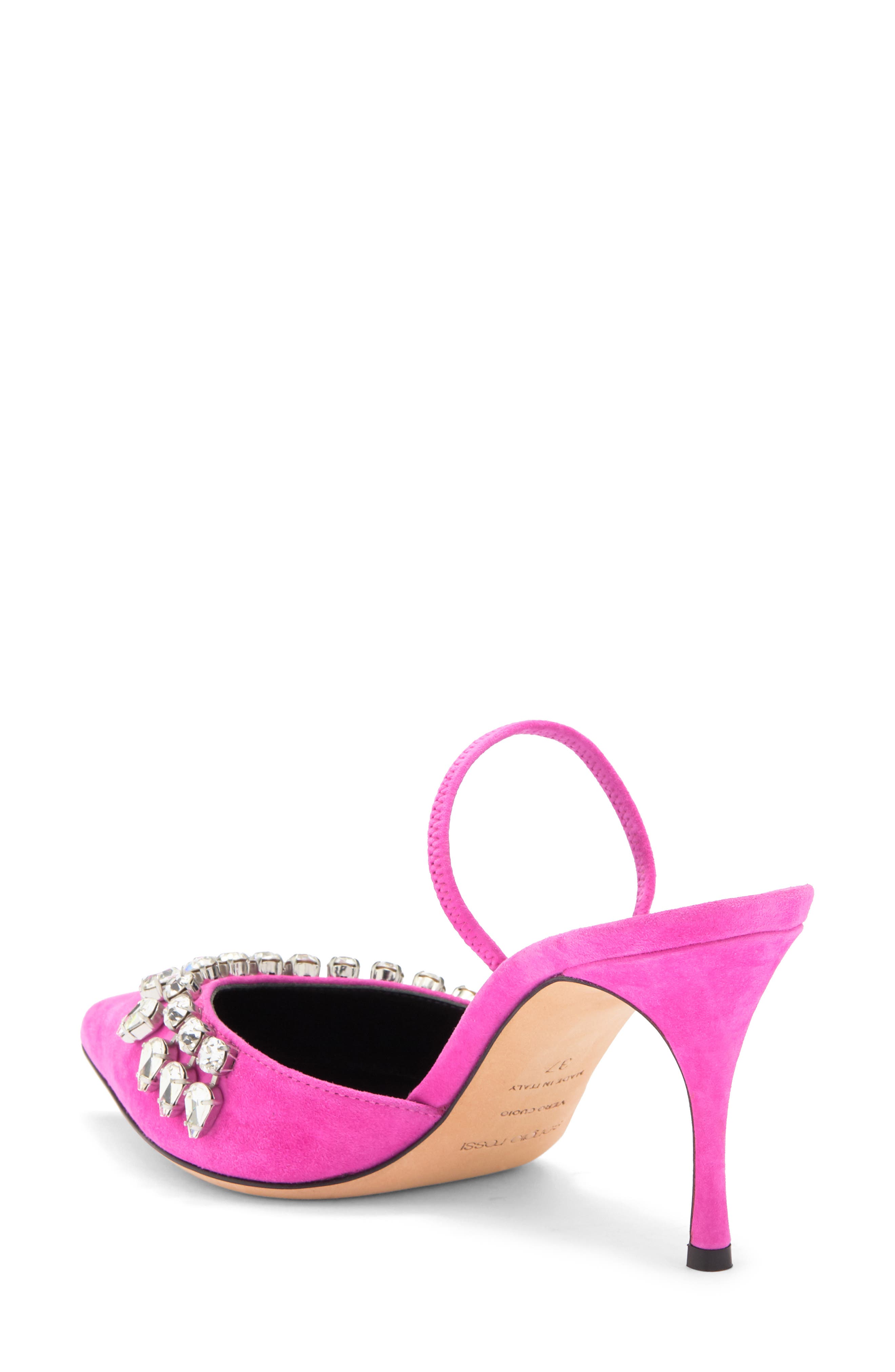 Sergio Rossi Crystal Mule Pump, Alternate, color, 