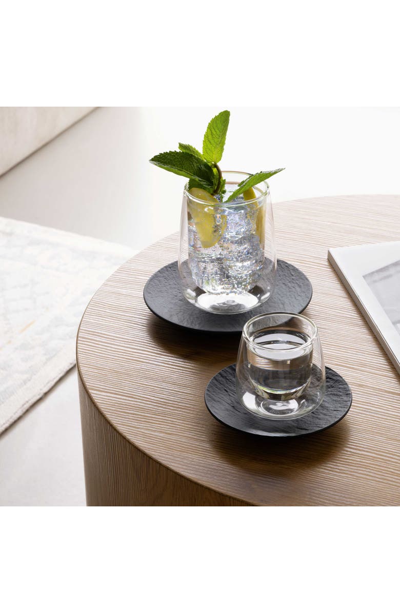 Villeroy & Boch Artesano Hot & Cold Beverage Latte Glass L no Handle Pair, Alternate, color, NO COLOR