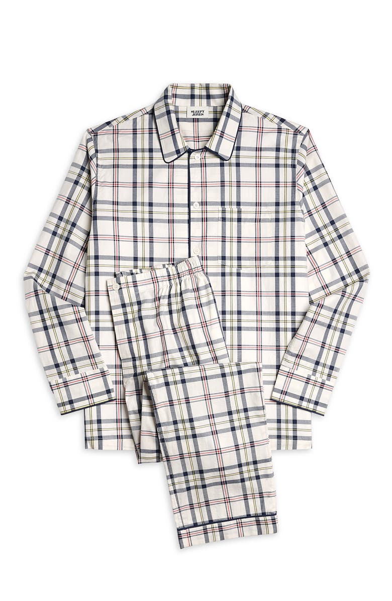 Sleepy Jones Henry Pajama Set, Alternate, color, Madras Plaid