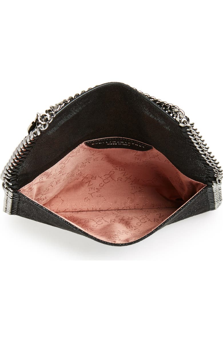 Stella McCartney 'Mini Falabella - Shaggy Deer' Faux Leather Crossbody Bag, Alternate, color,