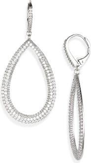 Nadri Crushed Teardrop Earrings