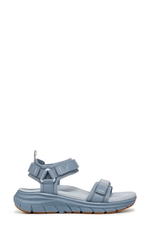 Vionic Walk Max Wanderer Sandal In Vintage Blue Haze