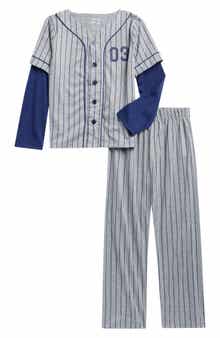 Kids' Baseball Long Pajamas