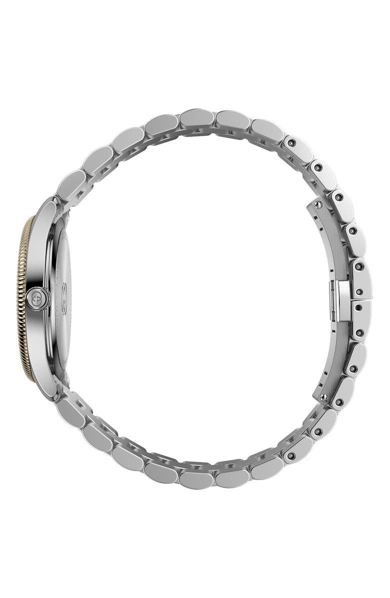 Gucci G-Timeless Diamond Slim Bracelet Watch, 29mm, Alternate, color, Silver