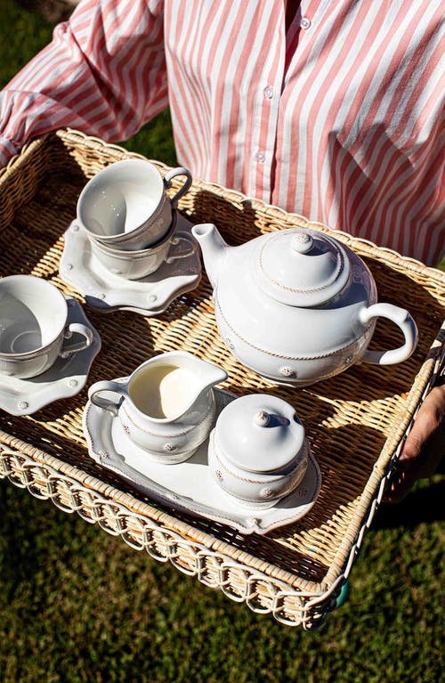 Juliska Berry & Thread Whitewash Teapot