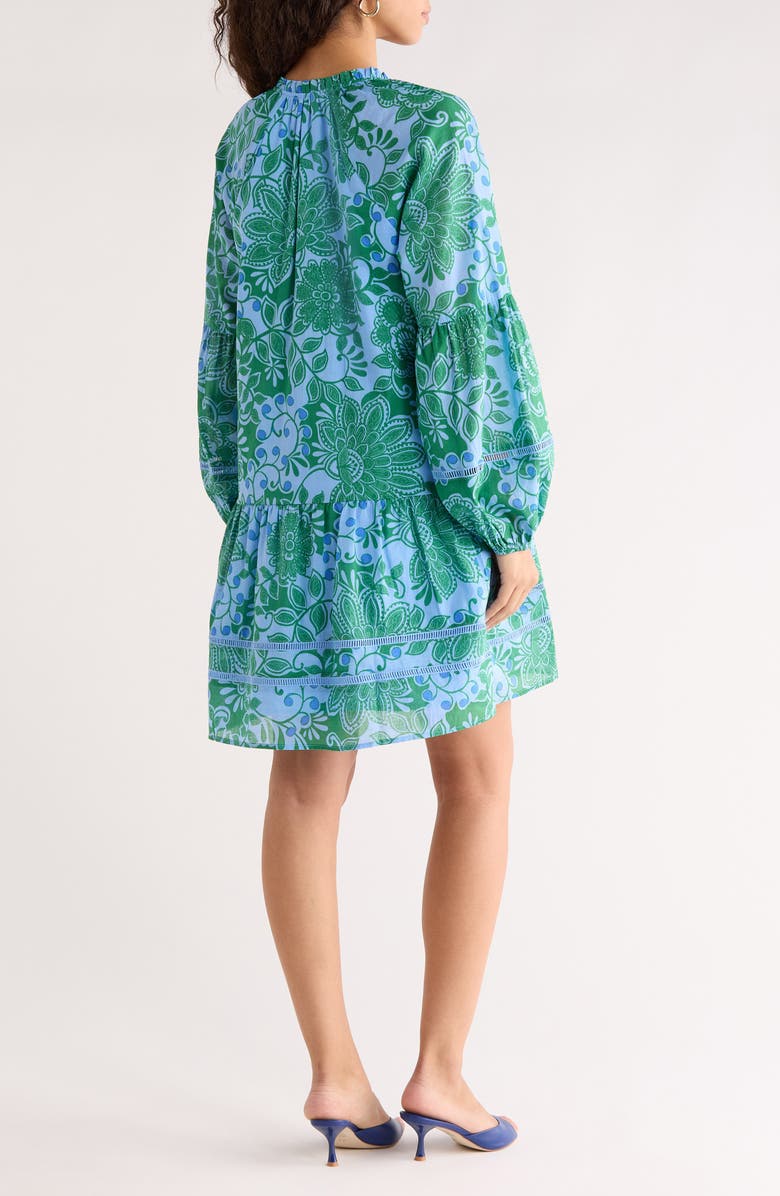 SUGARLIPS Tressa Floral Long Sleeve Cotton Dress, Alternate, color, 