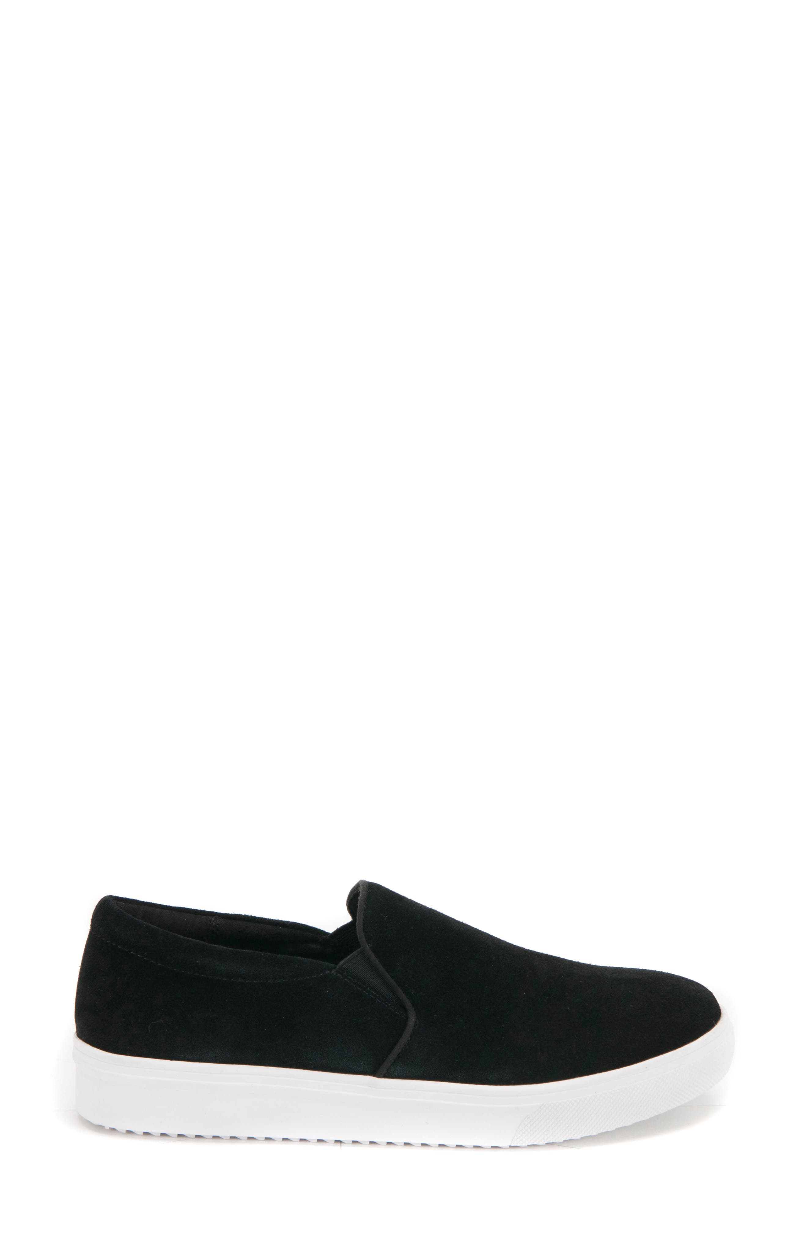 Gracie 2.0 Waterproof Slip-On Sneaker, Alternate, color, BLACK SUEDE