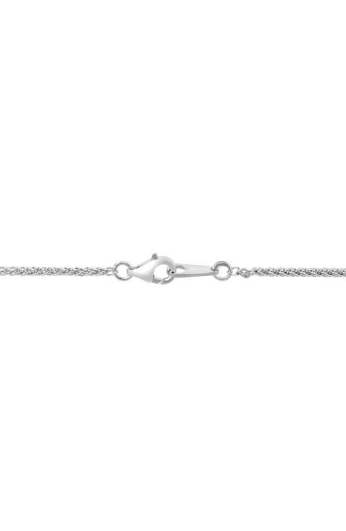 Effy Sterling Silver 9–9.5mm Freshwater Pearl & Diamond Pendant Necklace In White