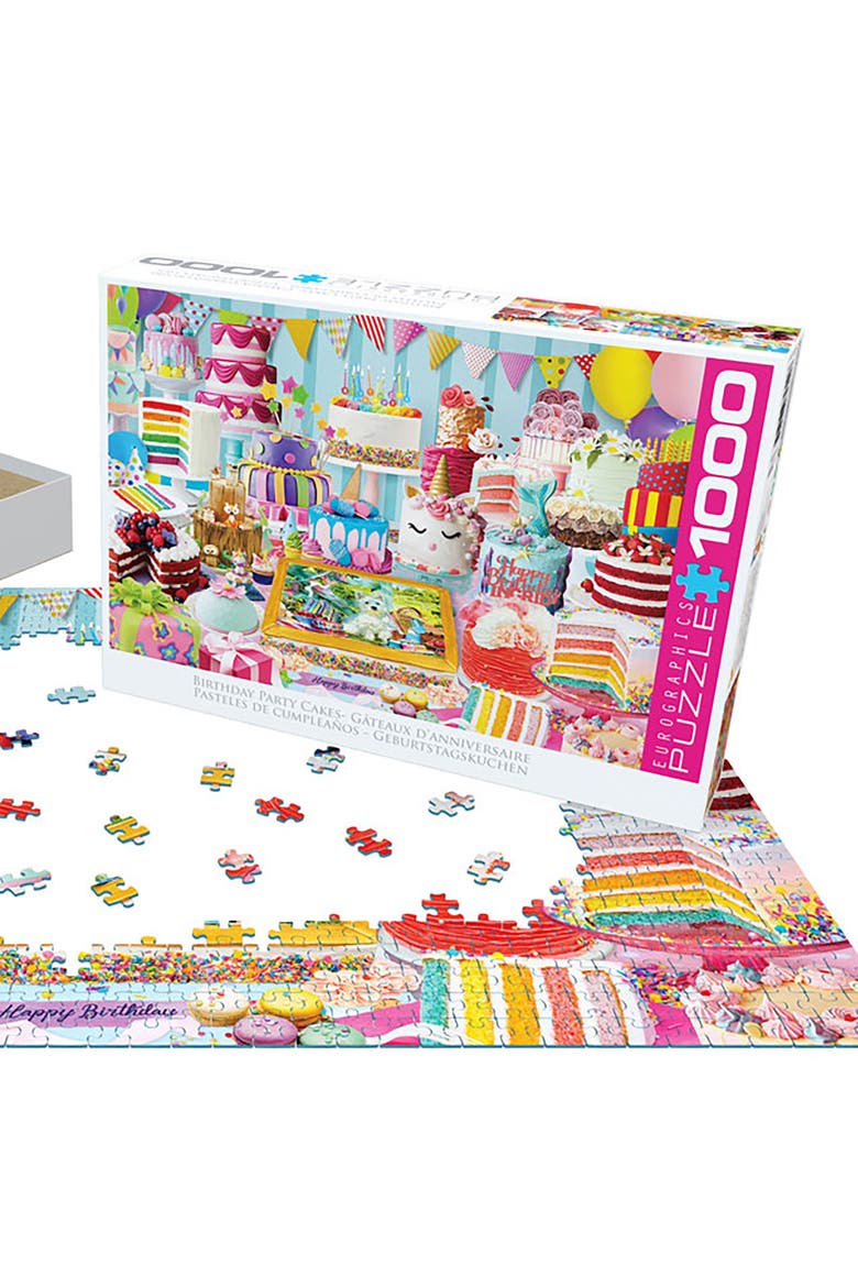 Birthday Cake Party 1000 Piece Puzzle, Alternate, color, Multicolored
