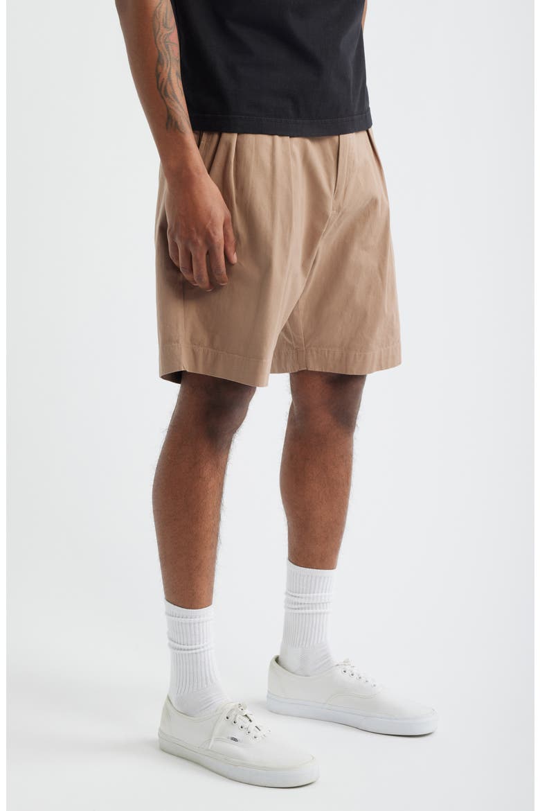 Part Timer Organic Cotton Twill Shorts, Alternate, color, MUSHROOM