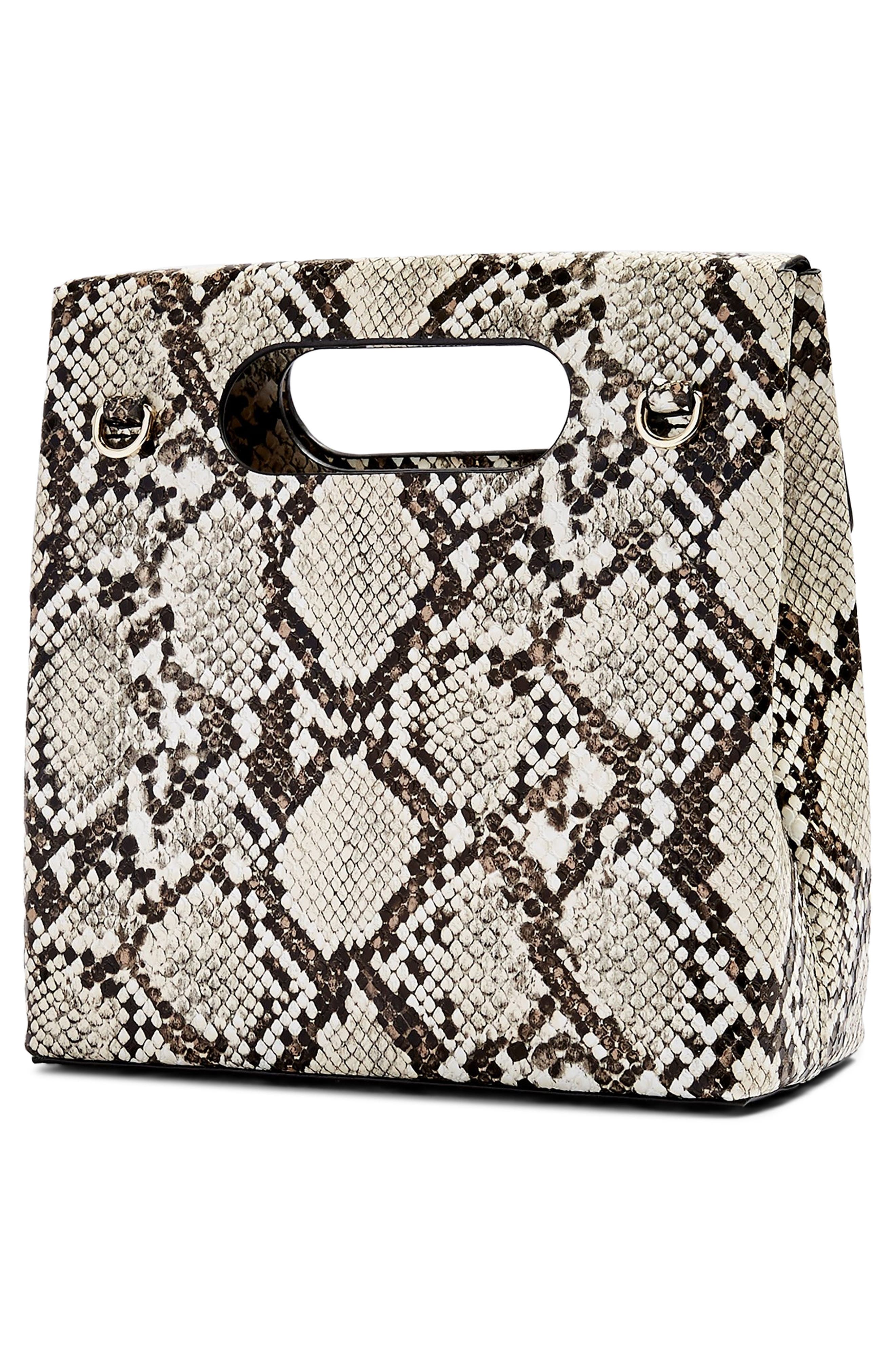 Topshop Gem Flap Handle Grab Bag, Alternate, color, 