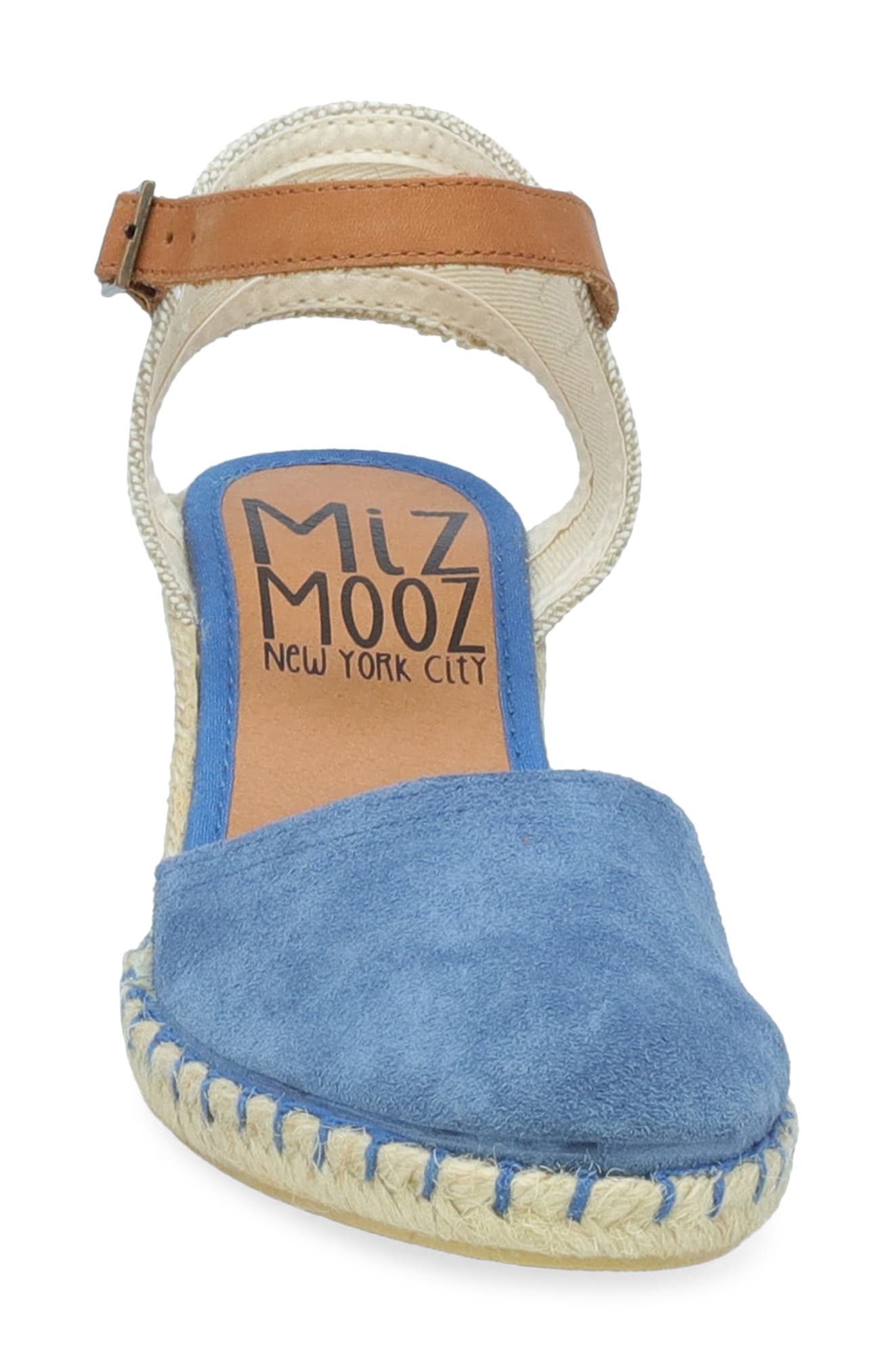 Miz Mooz Malena Espadrille Wedge, Alternate, color, Ocean