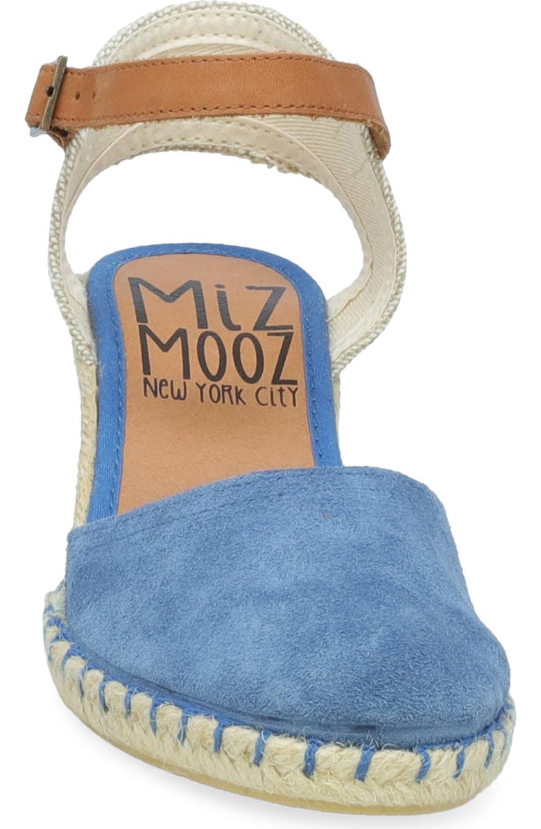 Miz Mooz Malena Espadrille Wedge, Alternate, color, Ocean