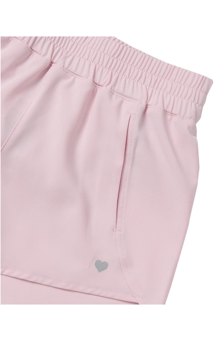 Lands' End Girls Active Woven Shorts, Alternate, color, Fairy Tale Pink