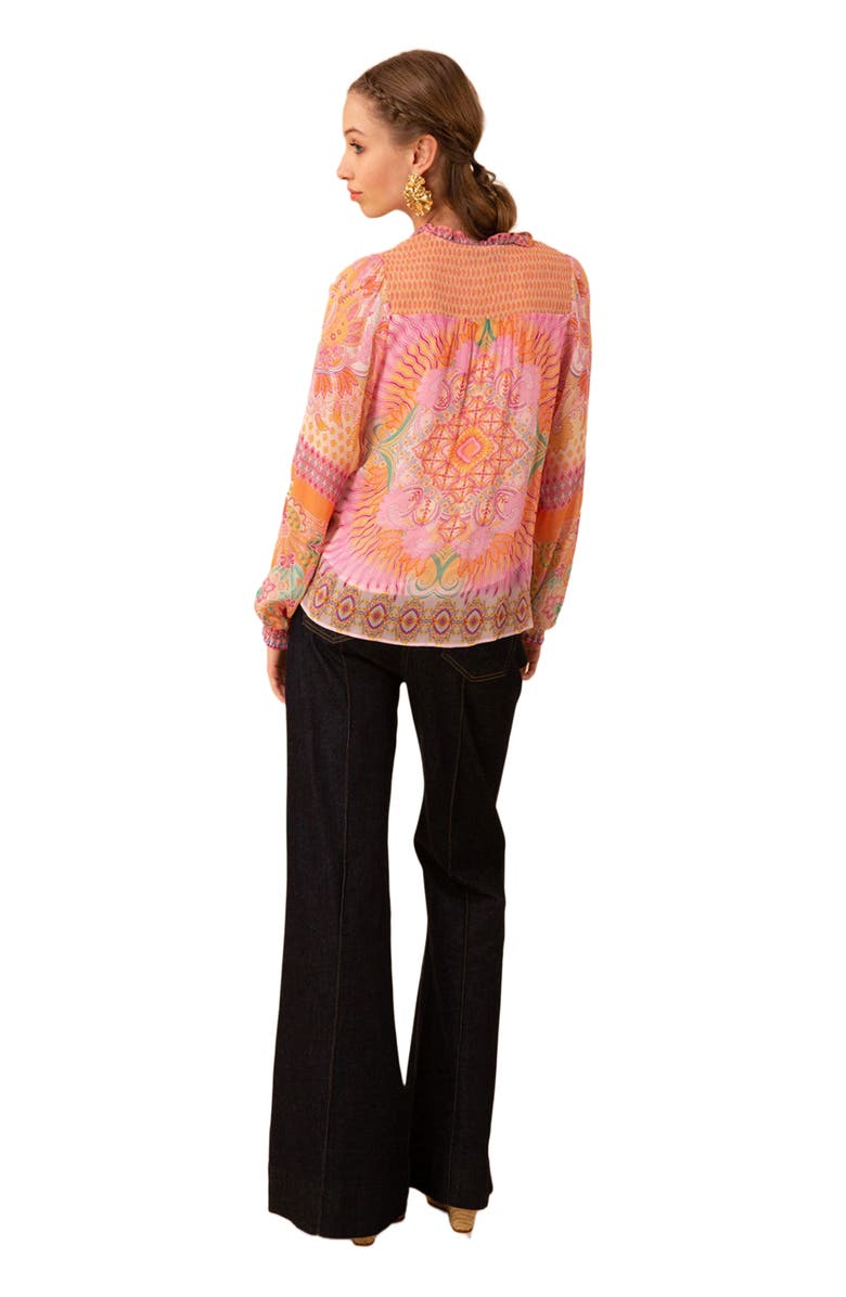 Hale Bob Lucia Chiffon Top, Alternate, color, 