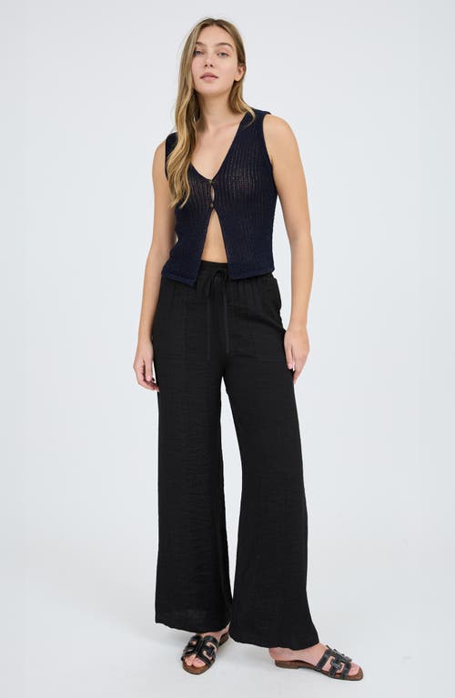 BLU PEPPER BLU PEPPER BUTTON FRONT KNIT SLEEVELESS TOP 