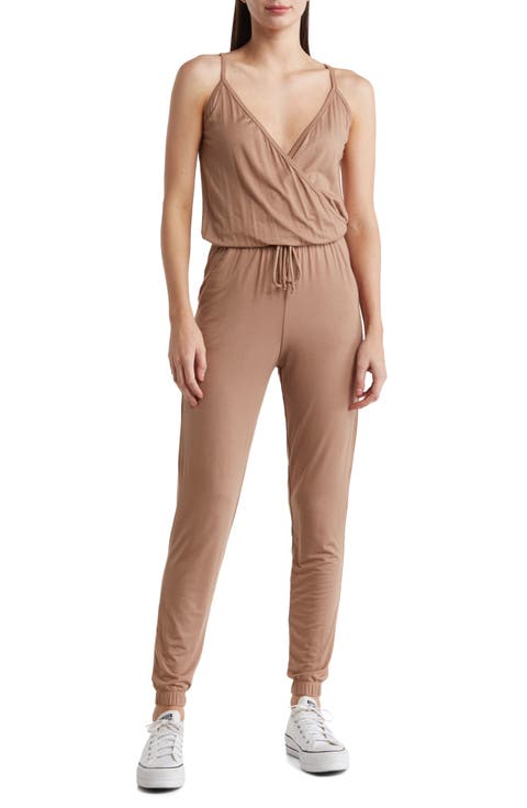 Sleeveless Drawstring Waist Jumpsuit