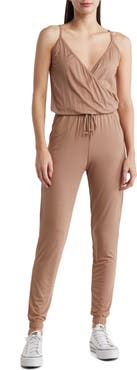 GO COUTURE Sleeveless Drawstring Waist Jumpsuit