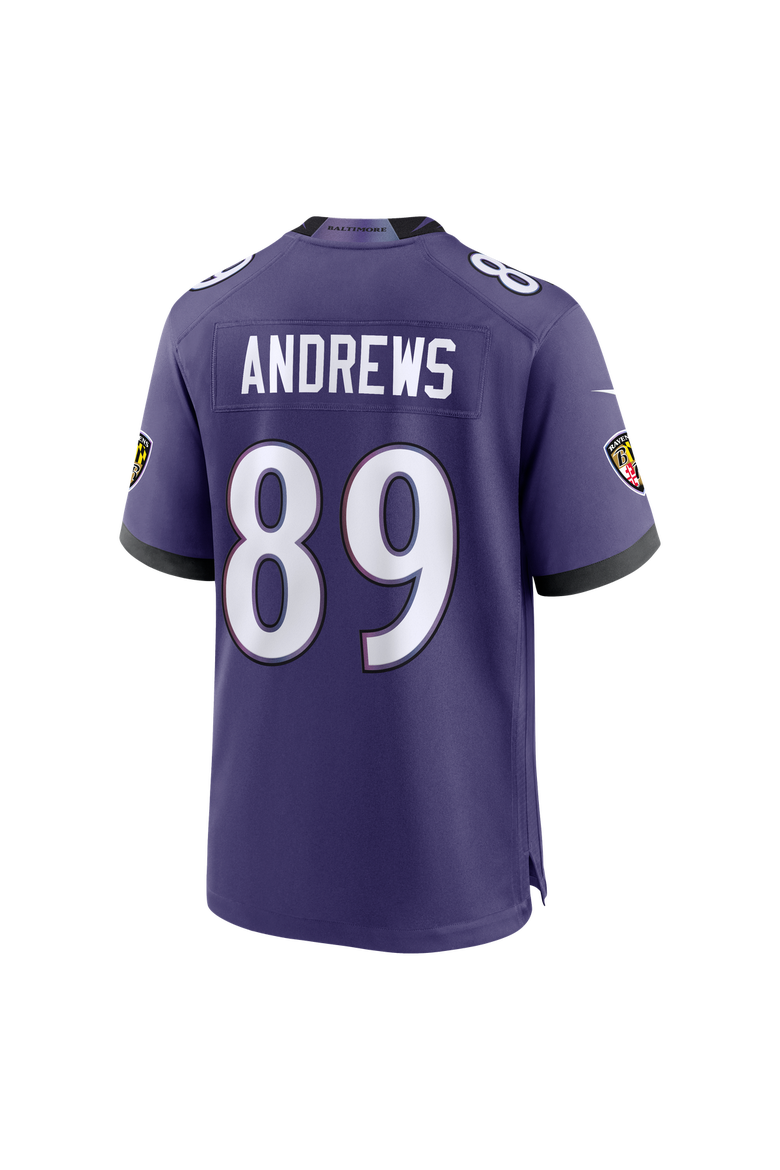 Men's Nike Mark Andrews Purple Baltimore Ravens Team Game Jersey, Alternate, color, Purple