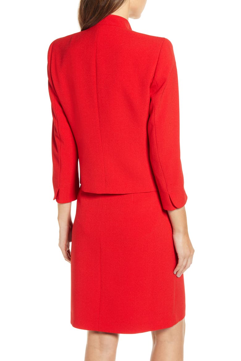 Trench Suit Jacket, Alternate, color, PINOT