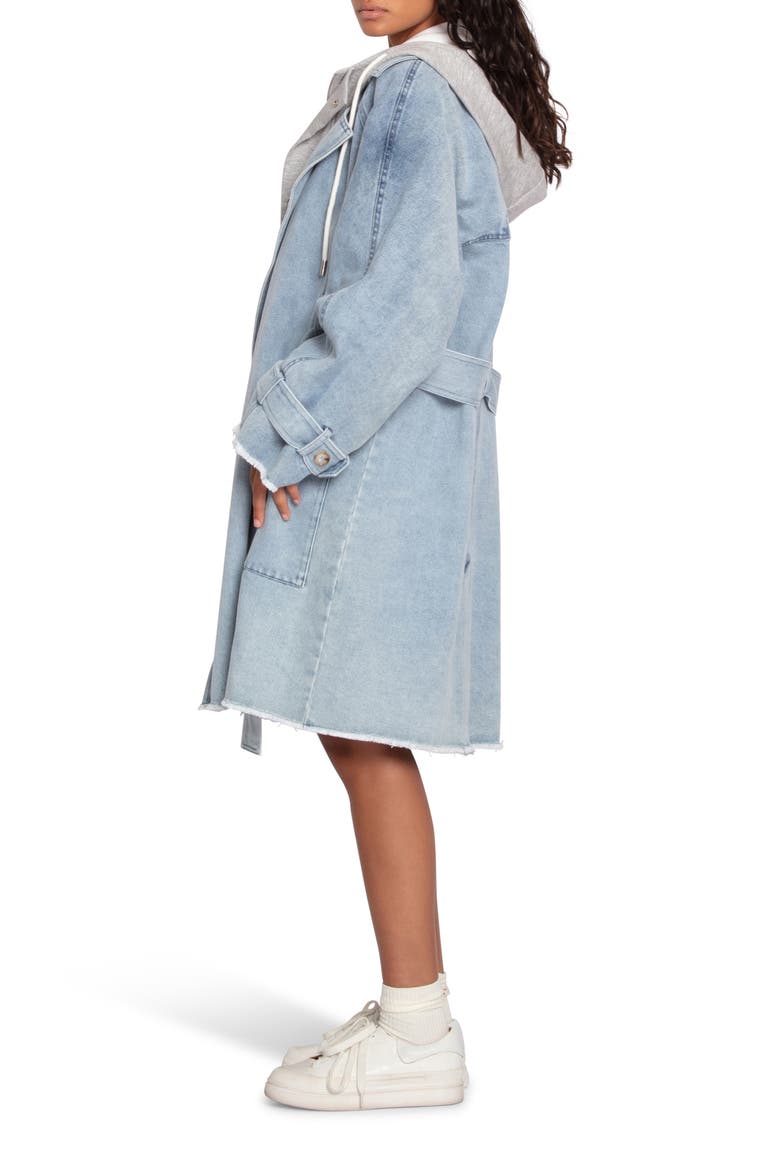 Fresh Boyfriend Denim Jacket, Alternate, color, STONEWASH