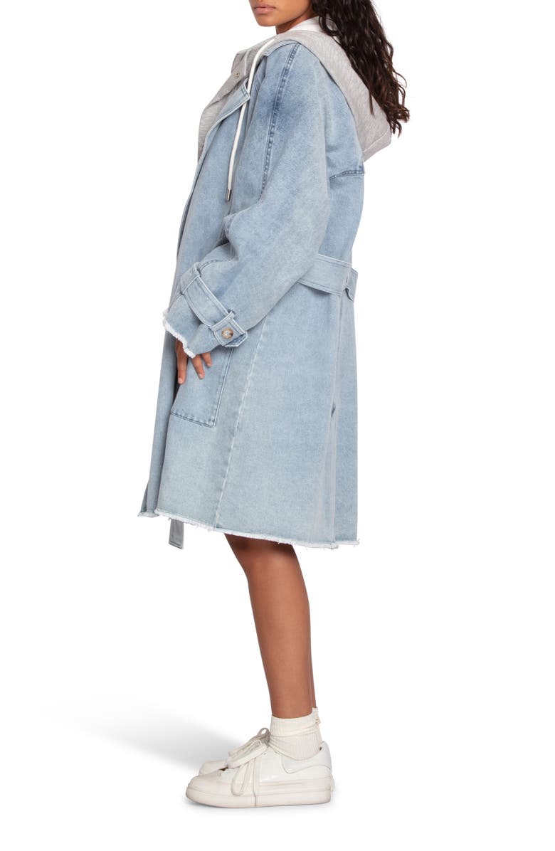 Belle & Bloom Fresh Boyfriend Denim Jacket, Alternate, color, Stonewash