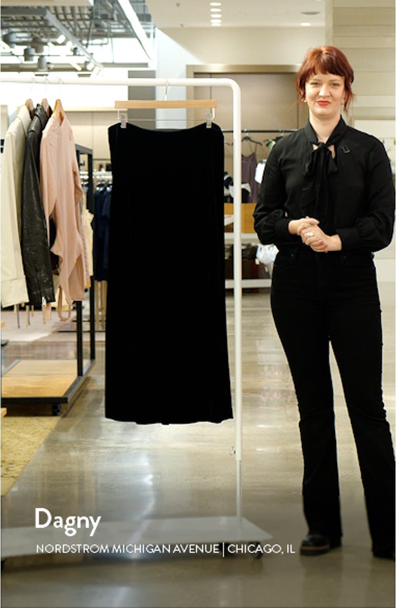 Velvet Long Skirt, sales video thumbnail