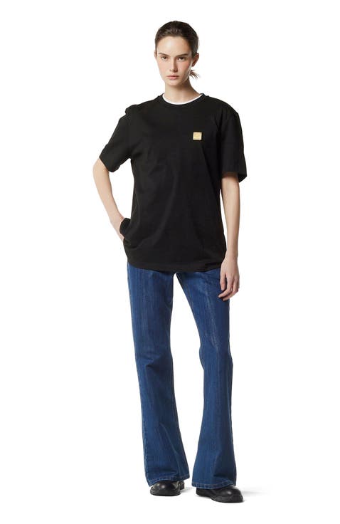 Logo Plate T-Shirt in Organic Cotton