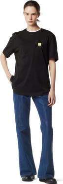 MCM Logo Plate T-Shirt in Organic Cotton
