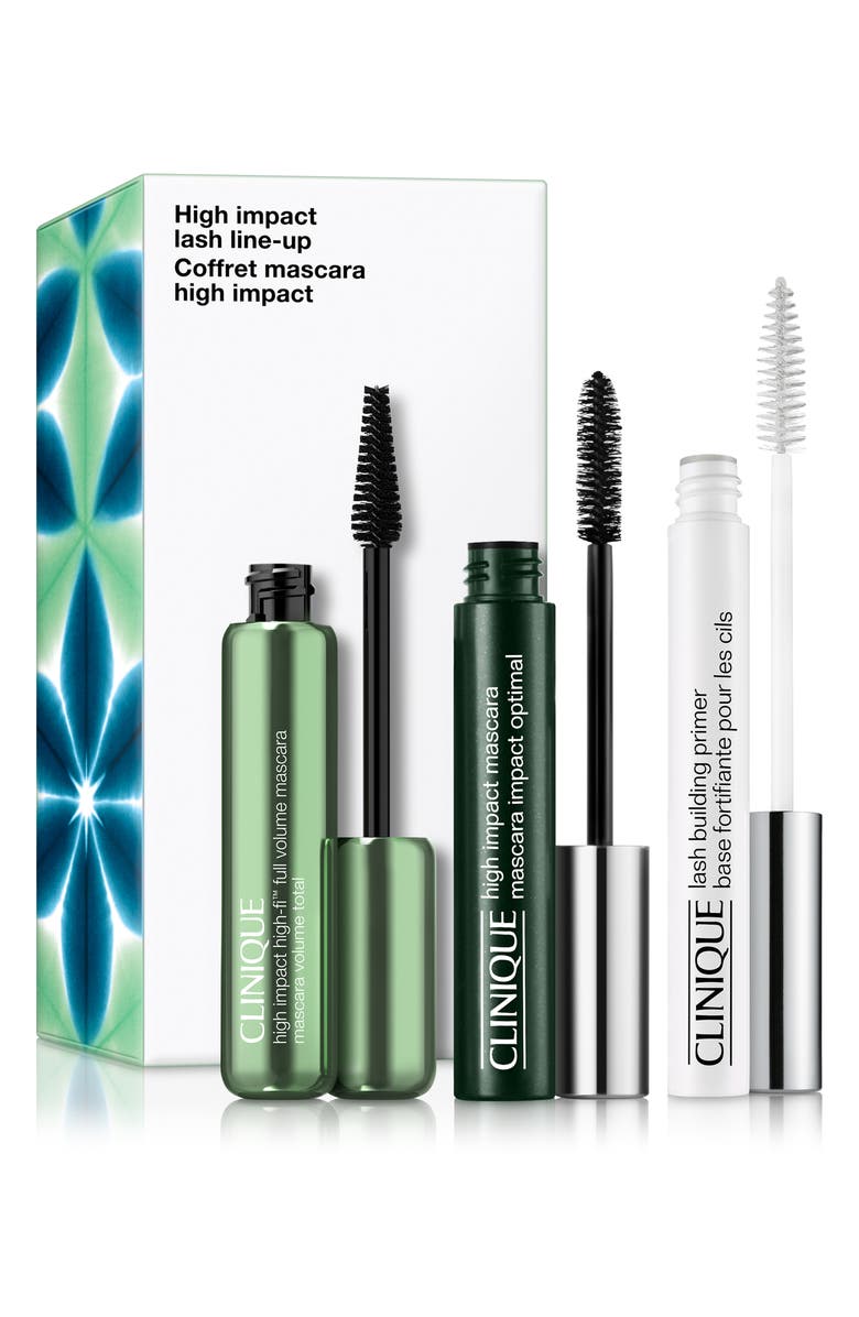 Clinique High Impact Lash Line-Up Mascara Set (Limited Edition) $74 Value, Main, color, 