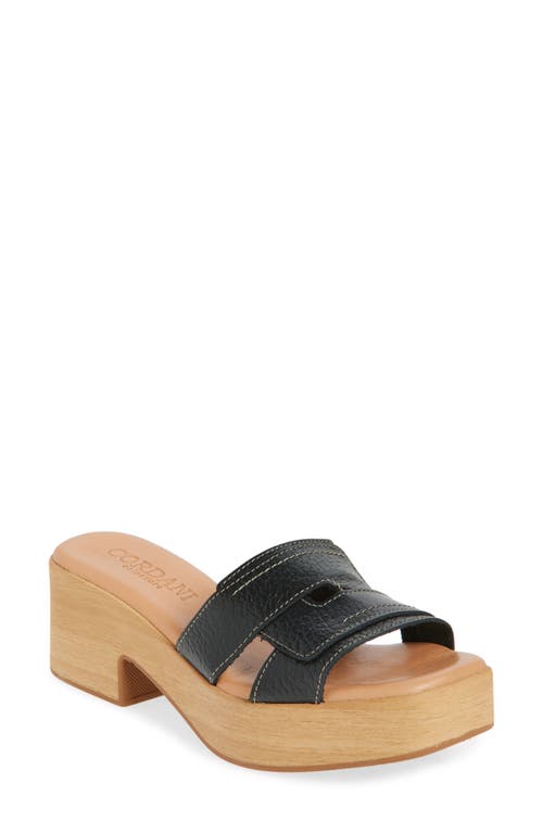 Cordani Marley Platform Slide Sandal In Black