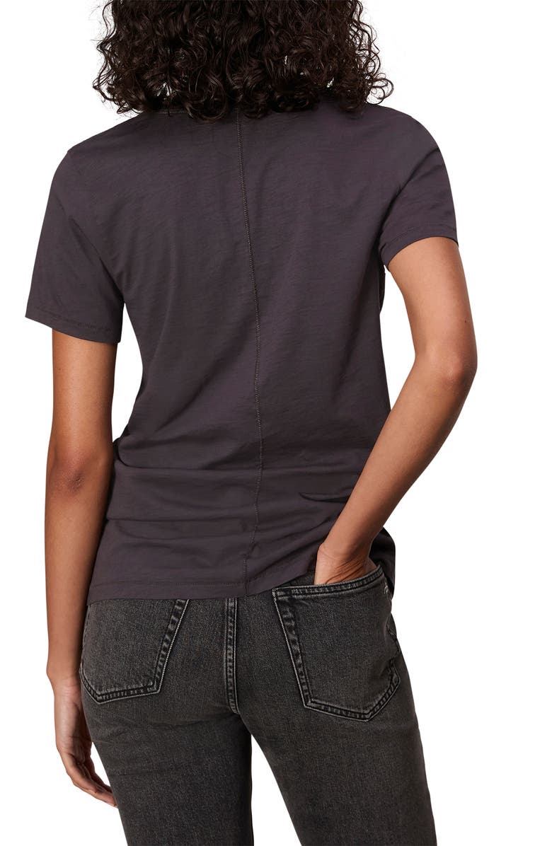 rag & bone The Vee Slub Cotton T-Shirt, Alternate, color, Greystone