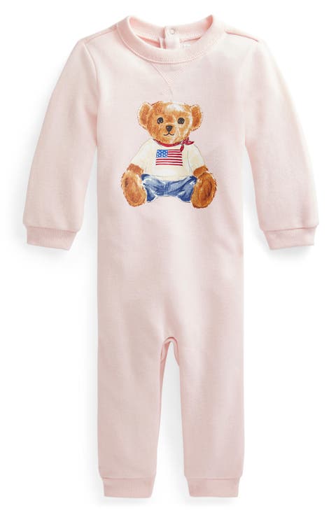familiar、Ralph Lauren 、BEBEまとめうり Ralph Lauren Baby Girls Polo Bear Footed Coverall & Floral