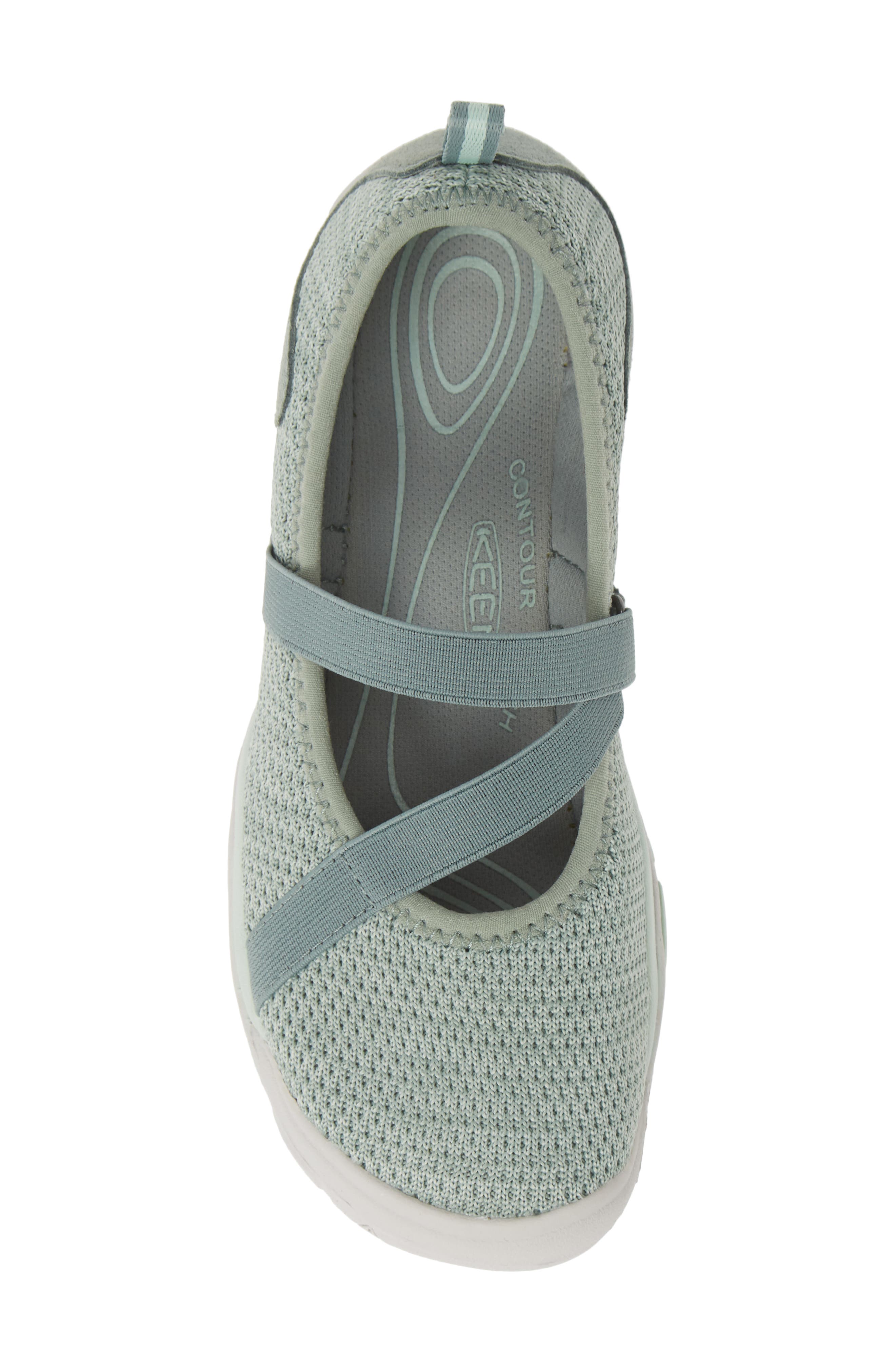 Hush Knit Mary Jane Flat, Alternate, color, LILY PAD/ CELADON FABRIC