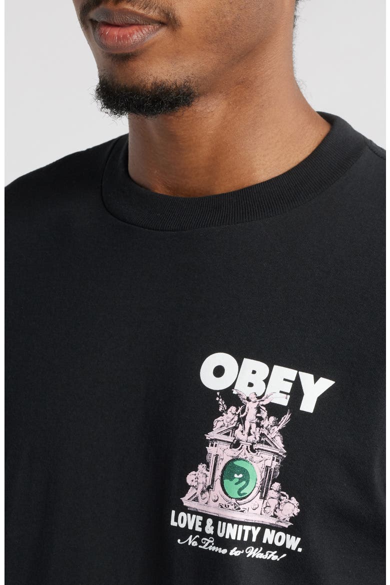Love & Unity Now Graphic T-Shirt, Alternate, color, BLACK