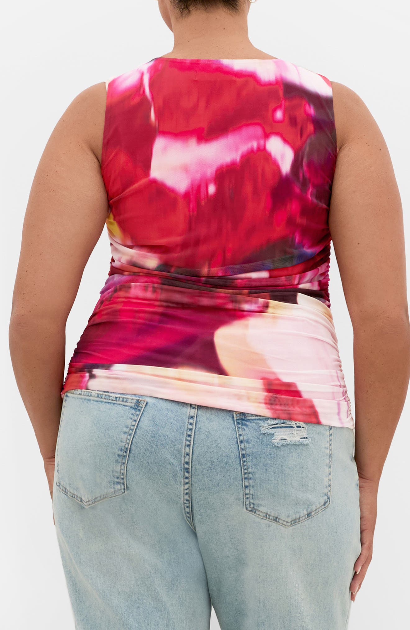 Livia Print Sleeveless Top - image 2