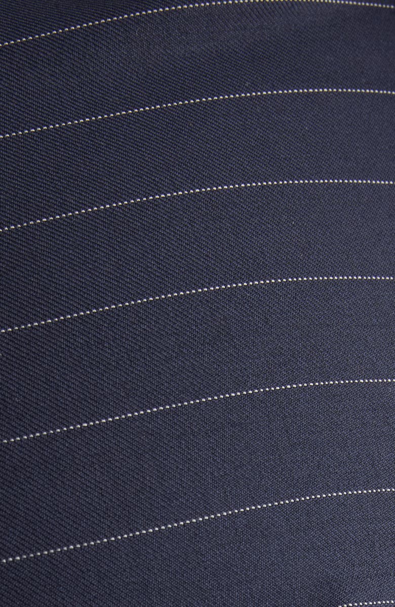 Givenchy Pinstripe Wool Pencil Midi Skirt, Alternate, color, Dark Navy