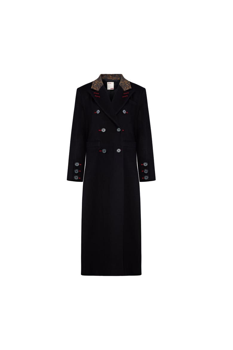 Wool & Cashmere Blend Your *Itch Oversized Long Overcoat, Alternate, color, BLACK