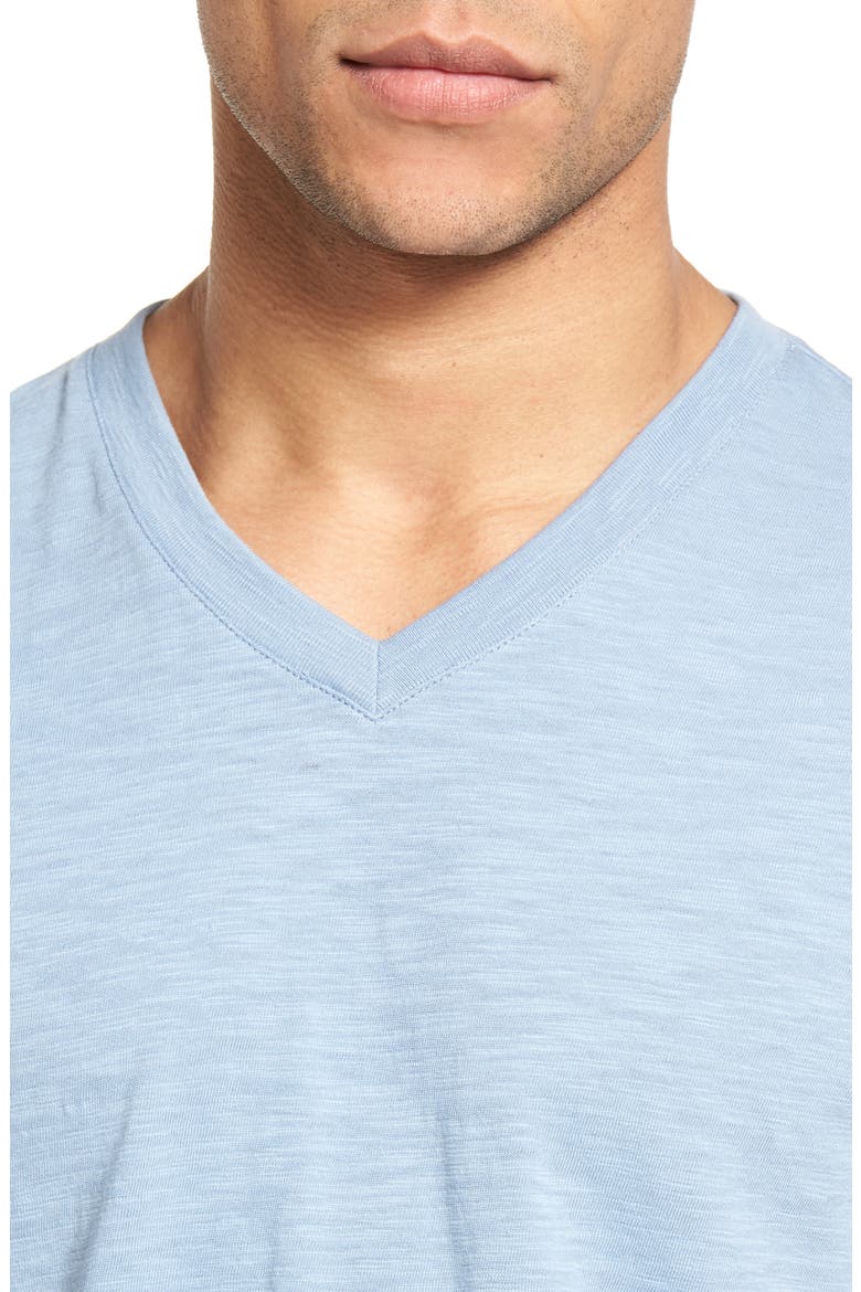 Classic V-Neck T-Shirt, Alternate, color, HAZY SKIES