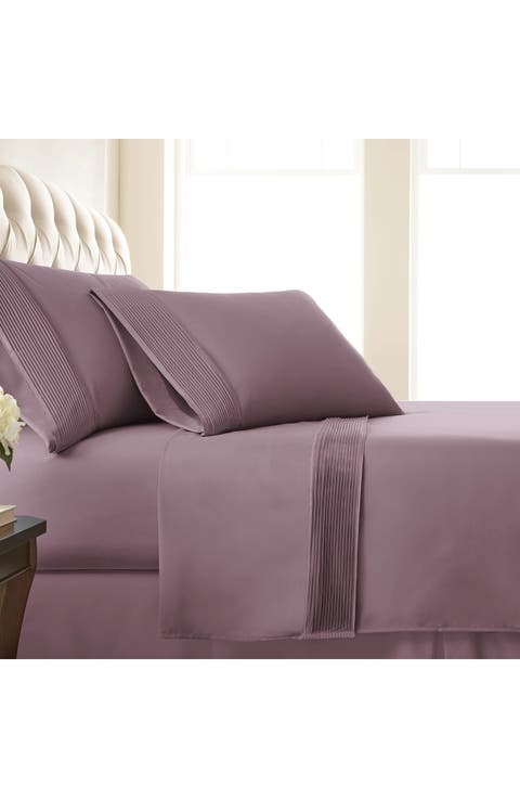 Premium Collection Pleated Extra Deep Pocket Sheet Set