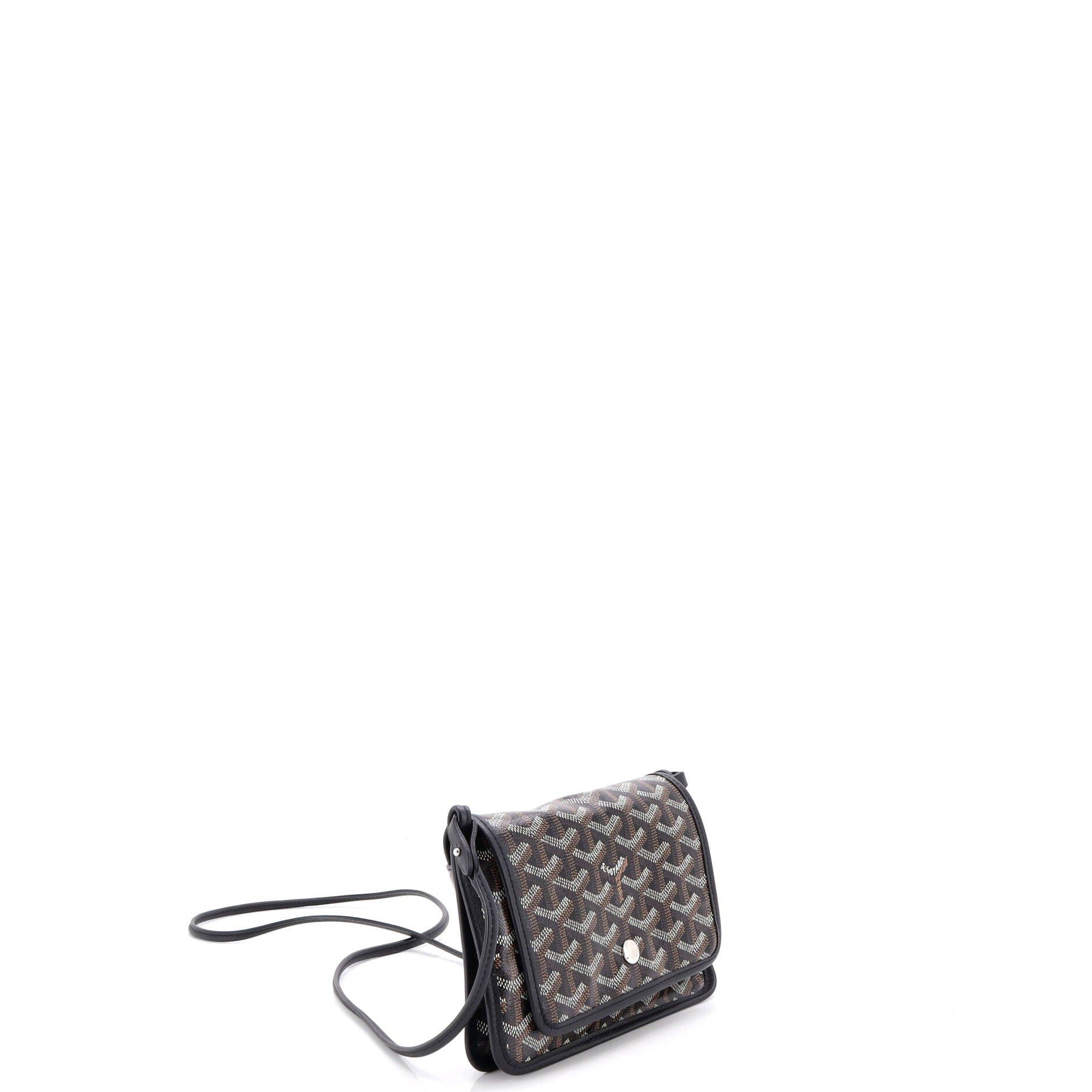 Plumet Clutch Wallet Coated Canvas, Alternate, color, Black