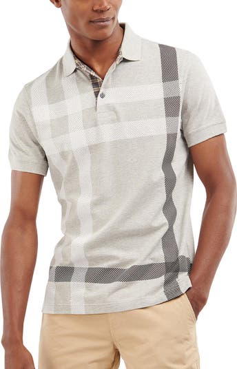 Tシャツ・カットソー Barbour SS25 BLAINE POLO MIDLAYERS (MML1117 MML GY52) Barbour Blaine Tartan Polo | Nordstrom