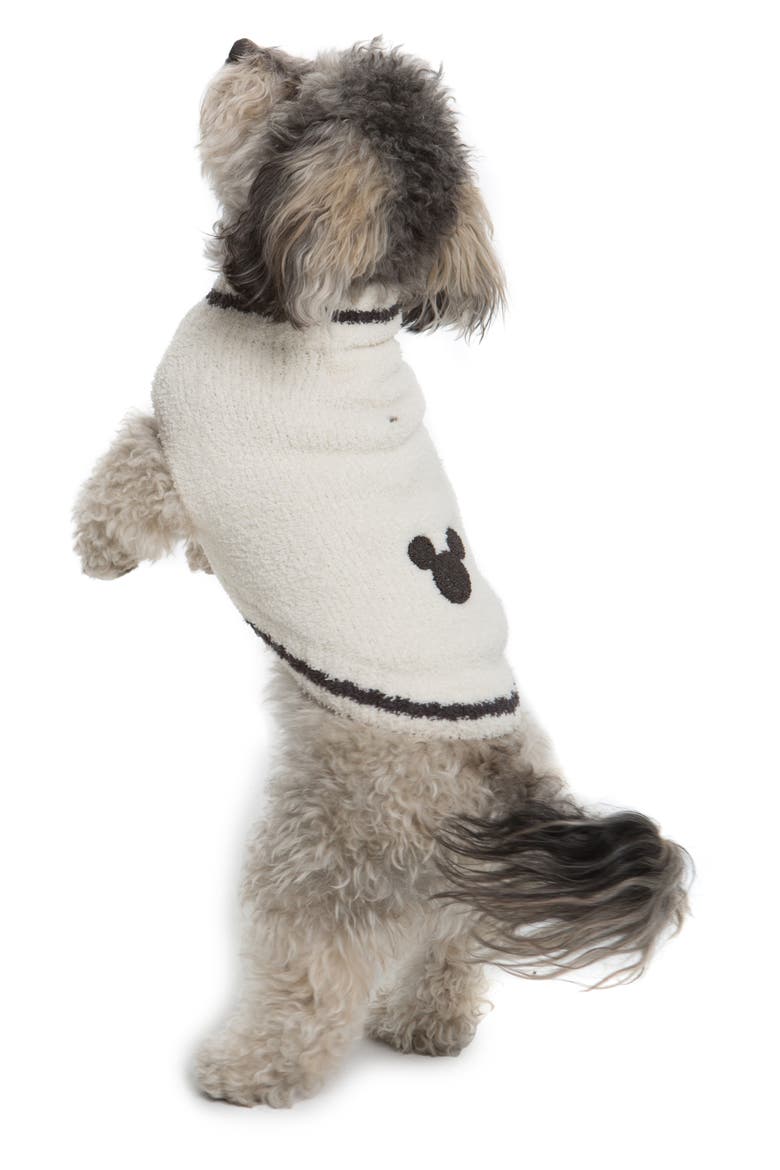 x Disney CozyChic™ Mickey Mouse Pet Sweater, Alternate, color, CARBON/ BLACK