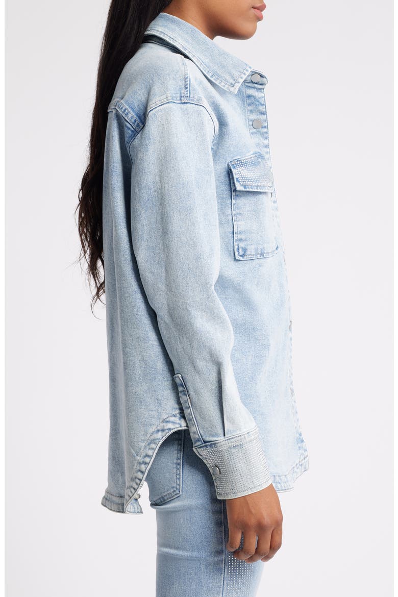 Stone Denim Jacket, Alternate, color, LIGHT INDIGO
