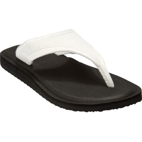 The Sylvia Soft Footbed Thong Slip On Sandal (Wide Widths Available)