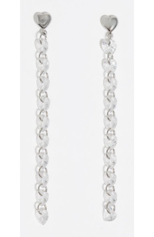 Bimba Y Lola Heart Earrings In Silver