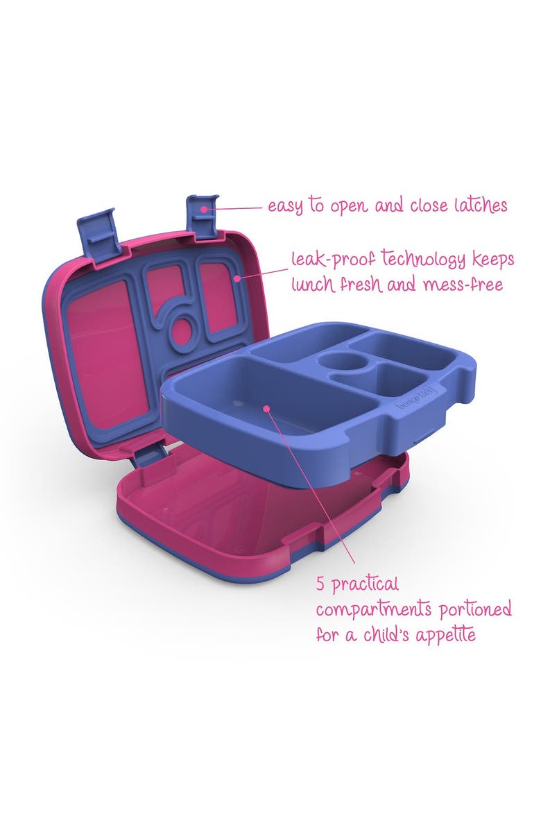 BENTGO Kids Leakproof Lunch Box - Fuchsia, Alternate, color, Fuchsia