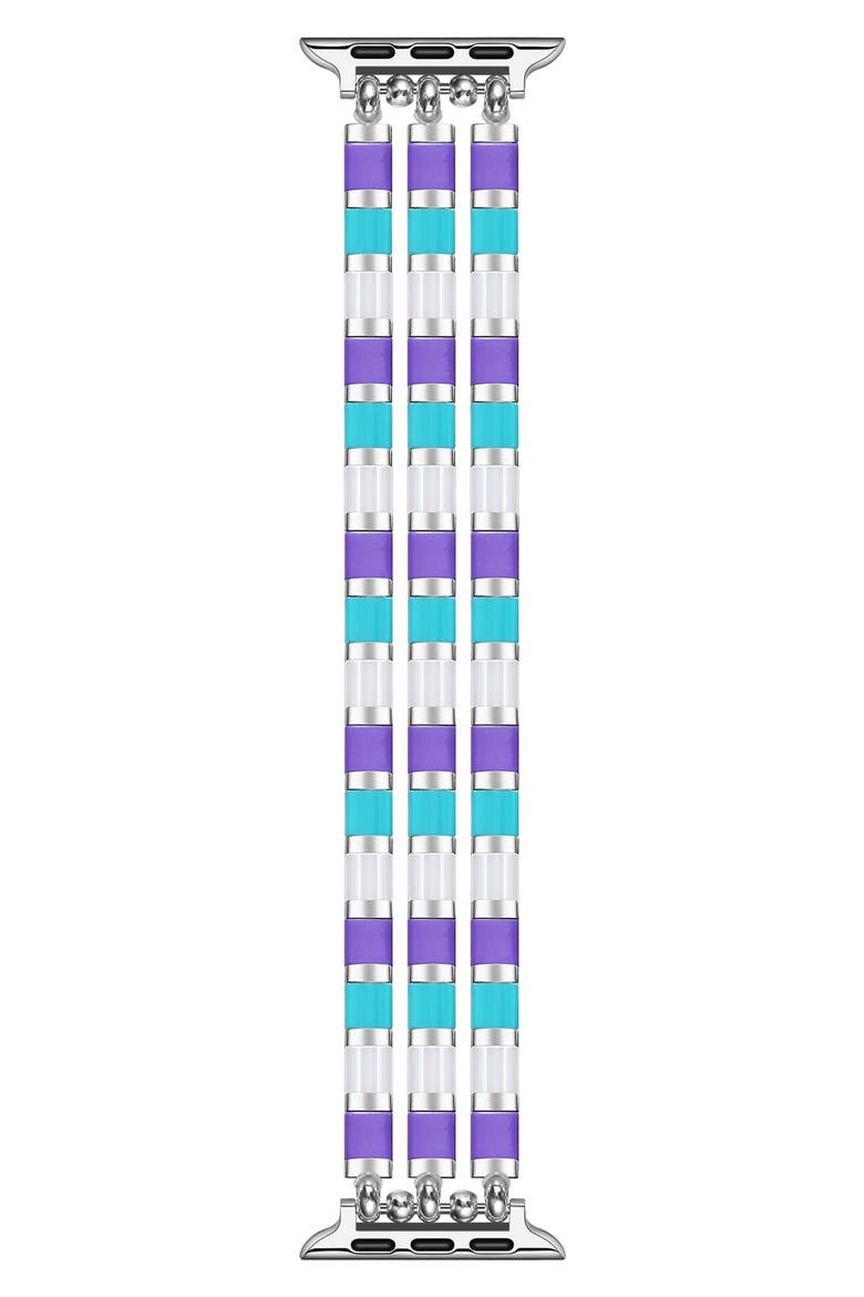 Slim 42mm Apple Watch® Bracelet Watchband, Main, color, BLUE