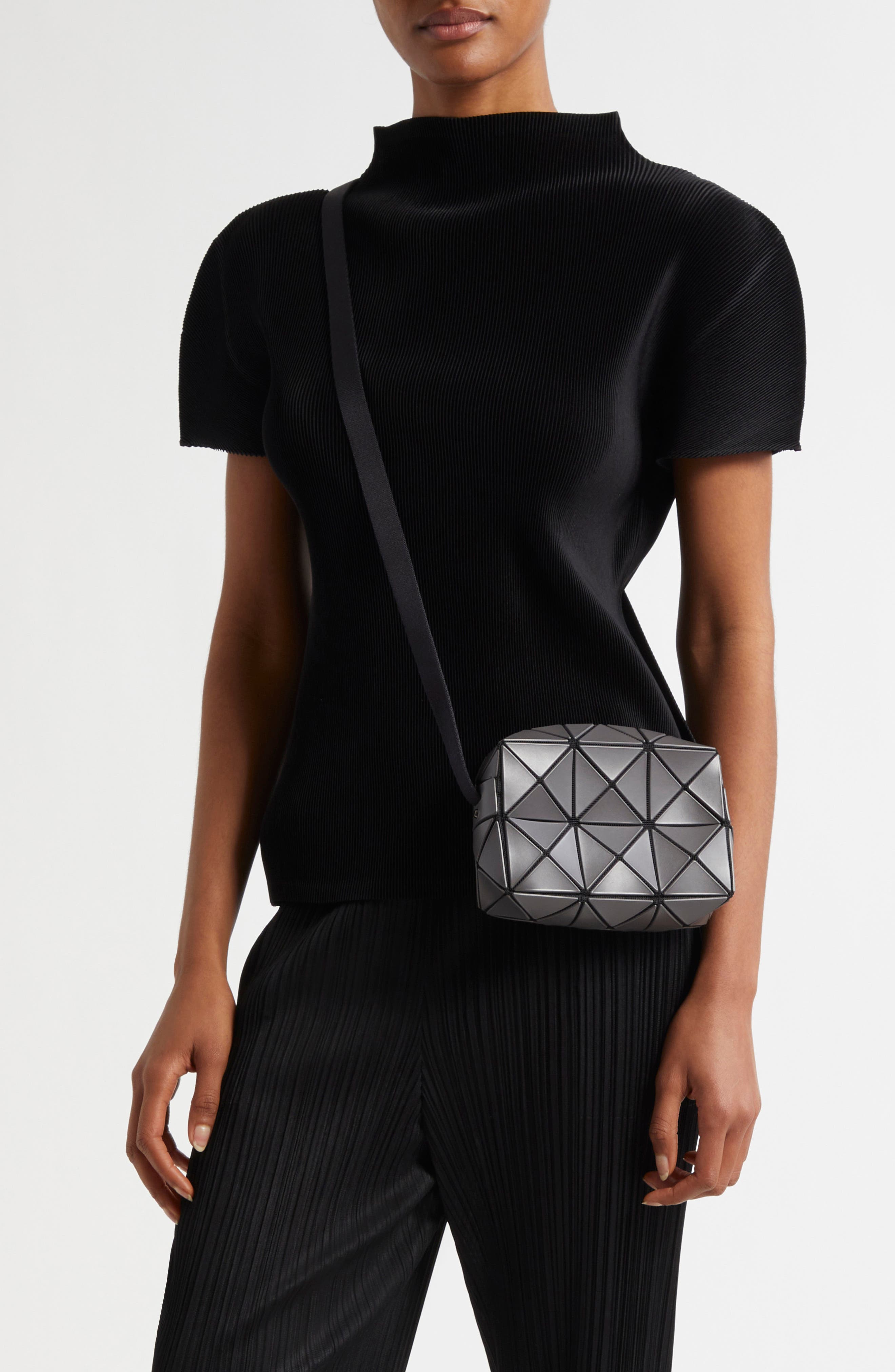 Cuboid Crossbody Bag, Alternate, color, CHARCOAL GRAY
