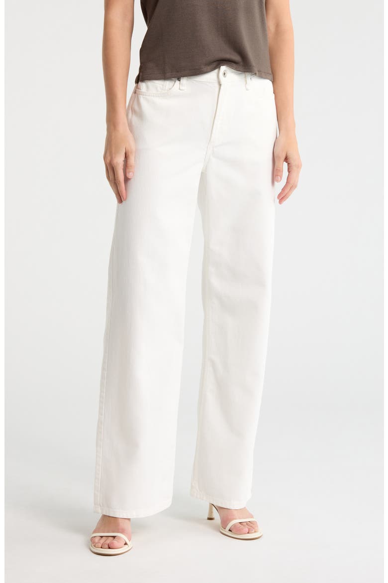 Lori Wide Leg Jeans, Main, color, WHITE